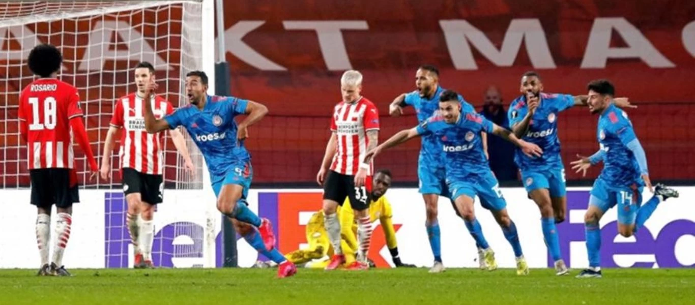 Αϊντχόφεν - Ολυμπιακός 2-1: Το «χρυσό» γκολ του Α.Χασάν τον έστειλε στους «16»